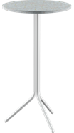 White Poseidon Bar Table